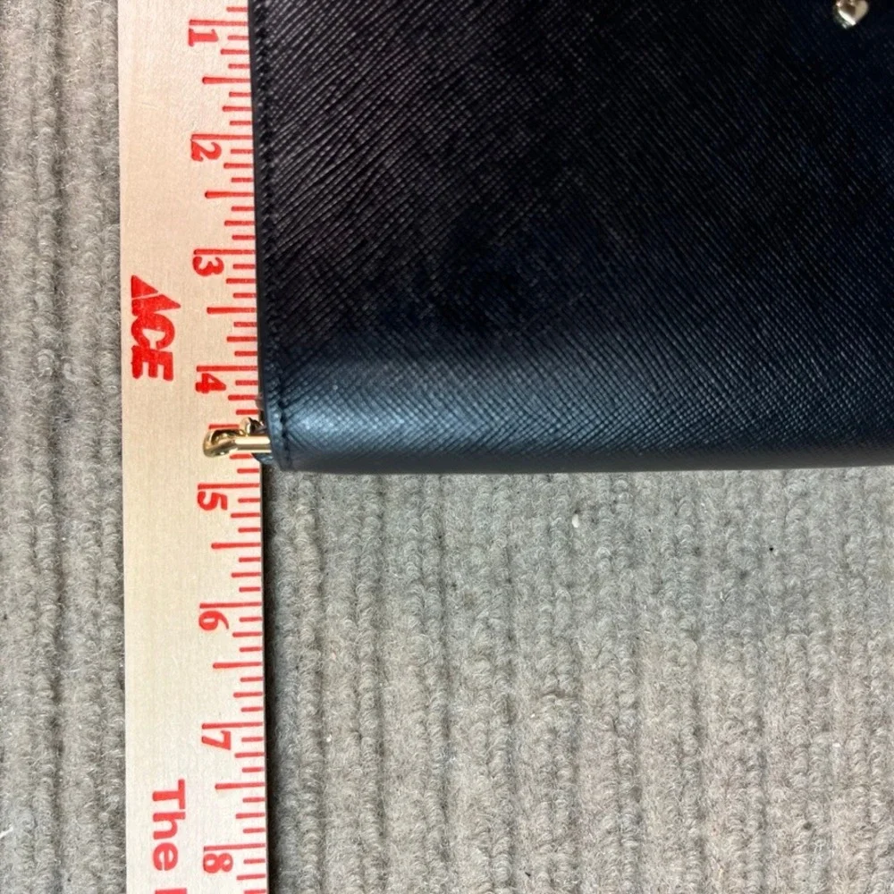 NWT Kate Spade Madison Mini Flap Crossbody Bag Black Saffiano Leather KC586 New